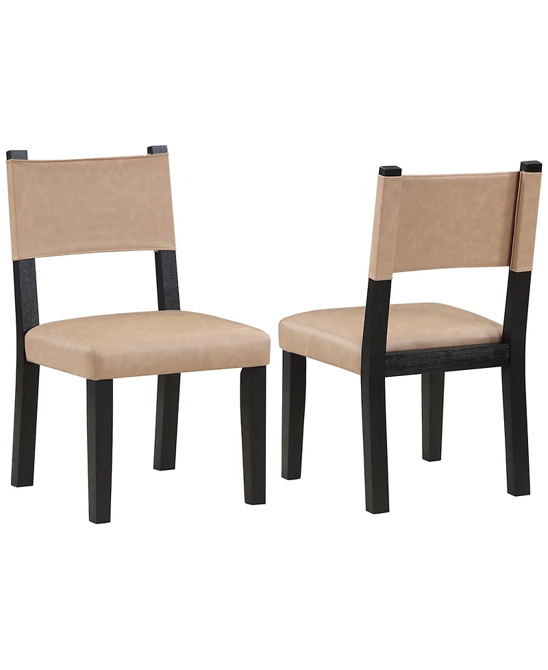 Macai 4-Pc. Faux Leather Side Chair Set