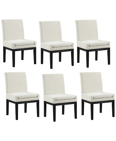 Macai 6-Pc. Upholstered Side Chair Set