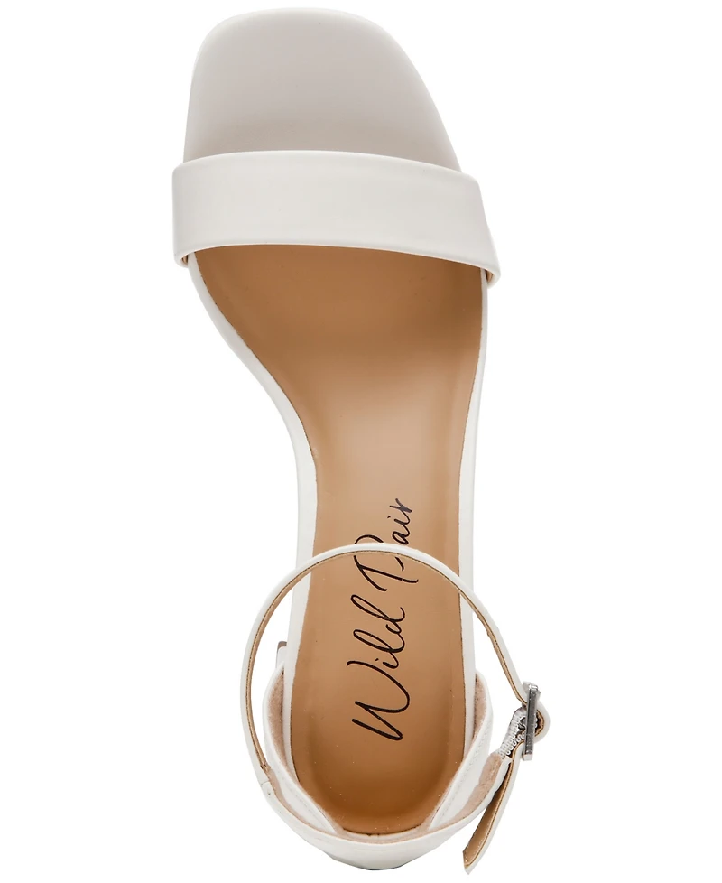 Wild Pair Women's Chessie Block Heel Sandals, Macy's Exclusive