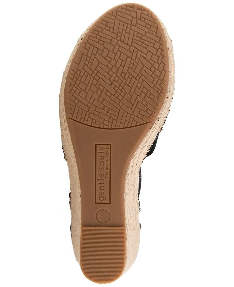 Gentle Souls Women's Coolie Espadrille Wedge Sandals
