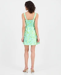 Sam Edelman Women's Spring Garden Fit & Flare Mini Dress