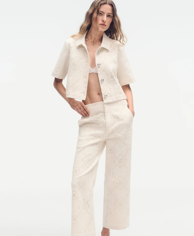 Dkny Jeans Women's Short-Sleeve Button Front Shirt