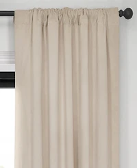 Half Price Drapes Neutral Ground Signature Velvet Blackout Curtain