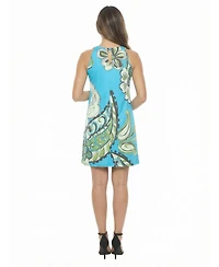 24seven Comfort Apparel Women's and Plus Maternity Sleeveless Dress