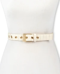 Calvin Klein Women's Modern Box Woven Casual Belt