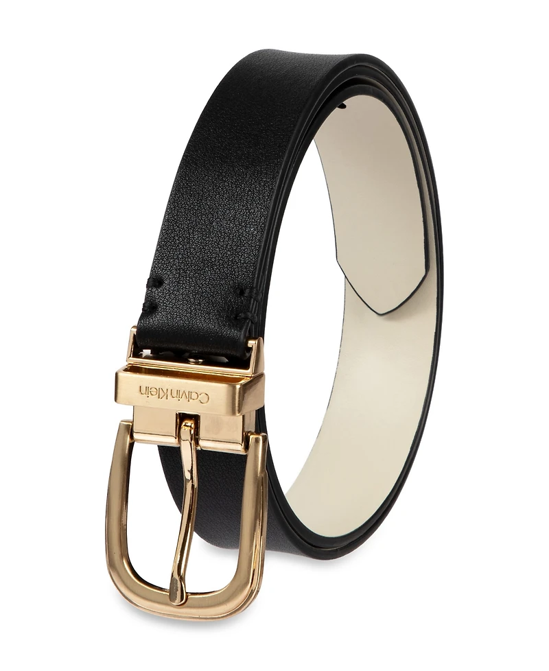 Calvin Klein Women's Reversible Two-In-One Trouser Pant Dress Belt