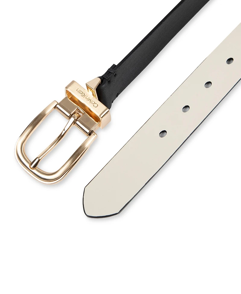 Calvin Klein Women's Reversible Two-In-One Trouser Pant Dress Belt