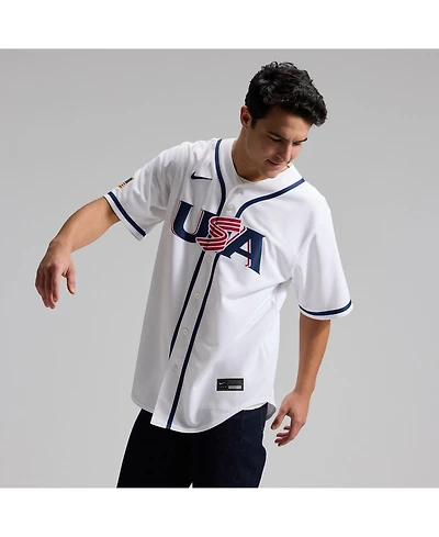 Nike Men's White Usa Baseball 2026 World Classic Stadium Jersey