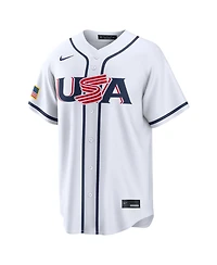 Nike Men's Bryce Harper White Usa Baseball 2026 World Classic Stadium Jersey