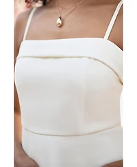 Yumi Women's Oversize Poppy Placement Midi Sun Dress