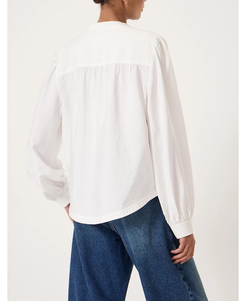 Hush Women's Harlow Tie Front Detail Blouse