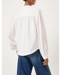 Hush Women's Harlow Tie Front Detail Blouse