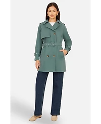 Yumi Women's Belted Trench Coat