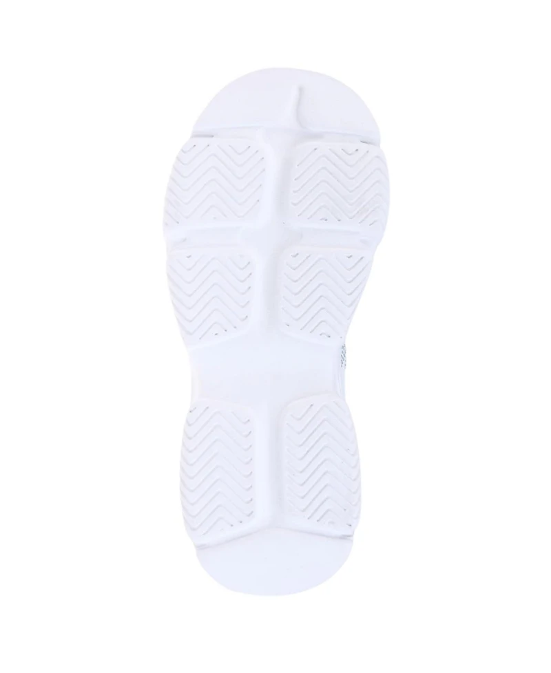 bebe Women's Sneaker with Mesh Upper and Rhinestones Embellishment