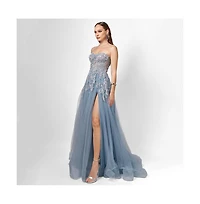 Bariano Women's Emmy Strapless Ball Gown