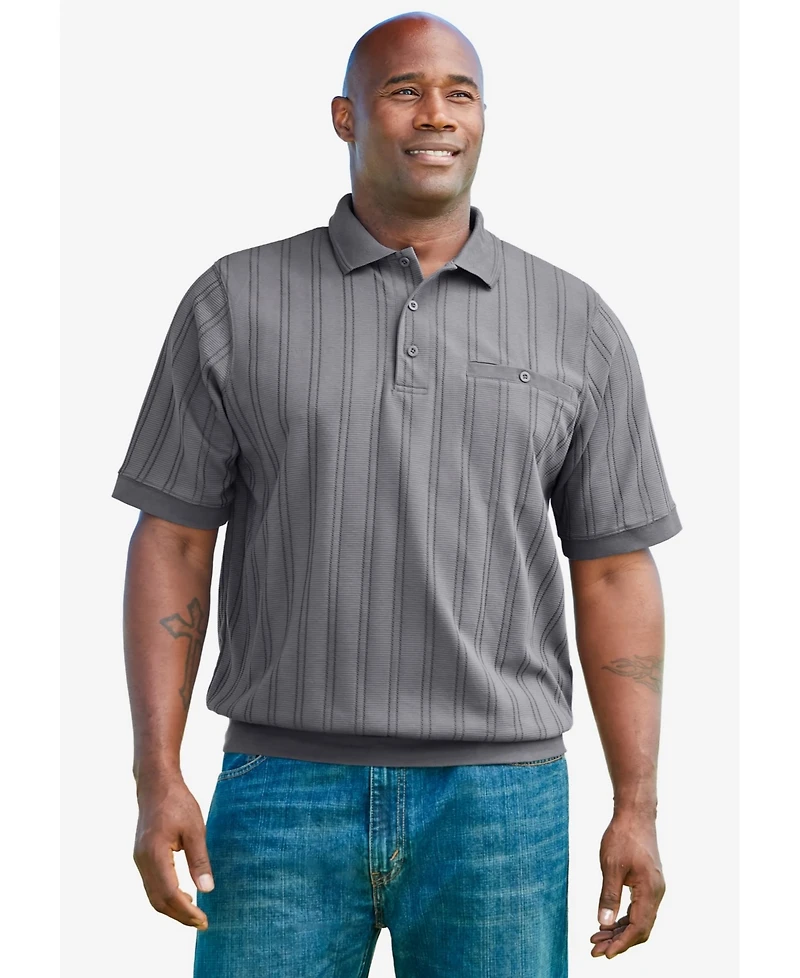 KingSize Big & Tall No Tuck Polo Shirt