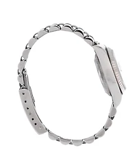 Pre-Owned Rolex Oyster Perpetual Datejust Automatic Watch in Stainless Steel and White Gold with Diamond Markers 26mm