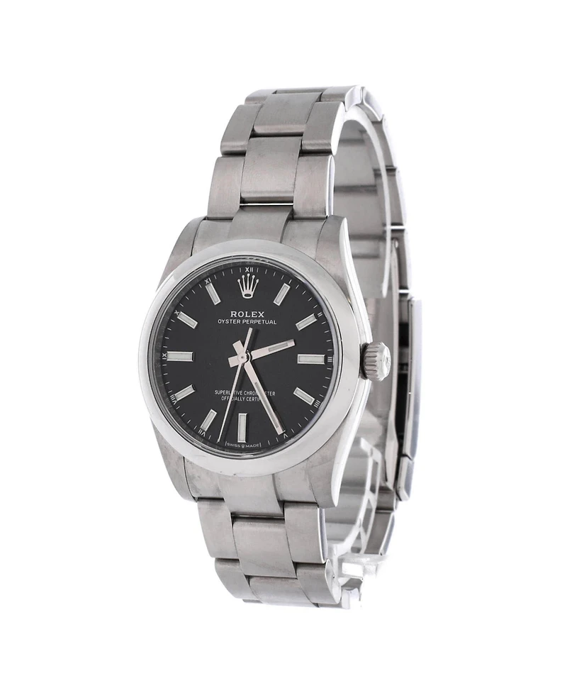Pre-Owned Rolex Oyster Perpetual Automatic Watch in Stainless Steel 34mm