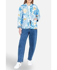 Yumi Women's Jungle Reversible Cotton Quilted Jacket
