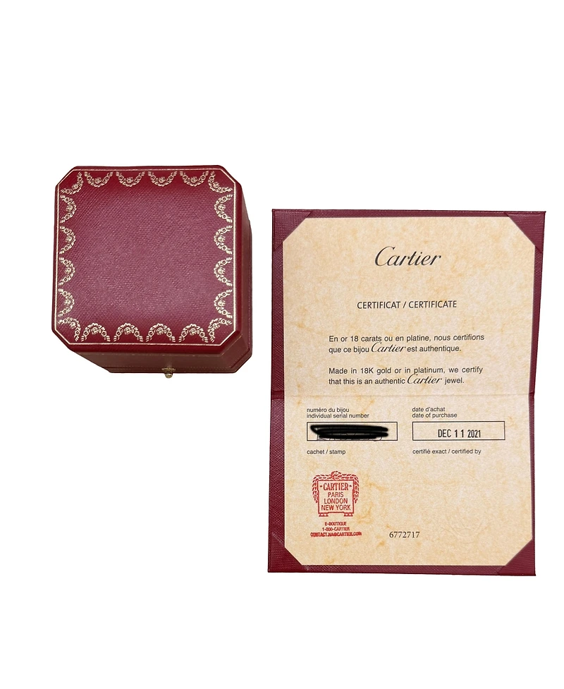 Pre-Owned Cartier Yellow Gold Juste Un Clou Double Ring