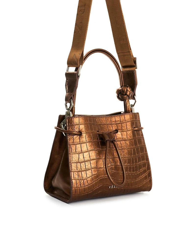 Velez Women's Full Grain Leather Crossbody Bag and Shoulder Bag Purse