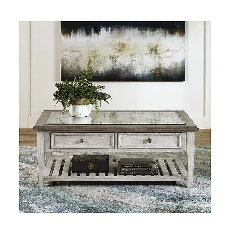 Liberty Furniture Industries, Inc Rectangular Ceiling Tile Cocktail Table