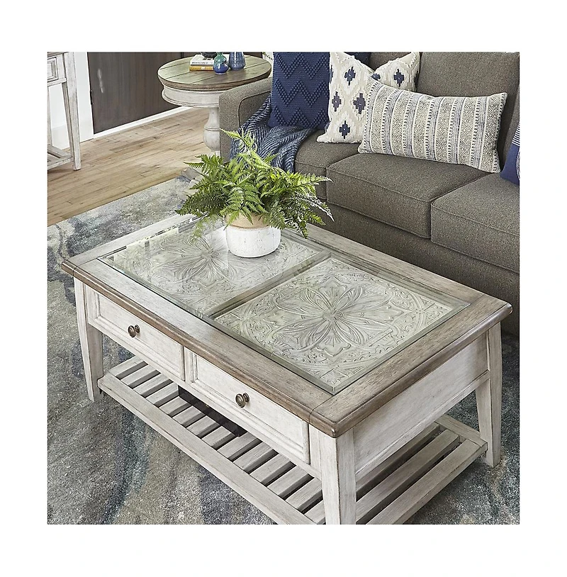 Liberty Furniture Industries, Inc Rectangular Ceiling Tile Cocktail Table