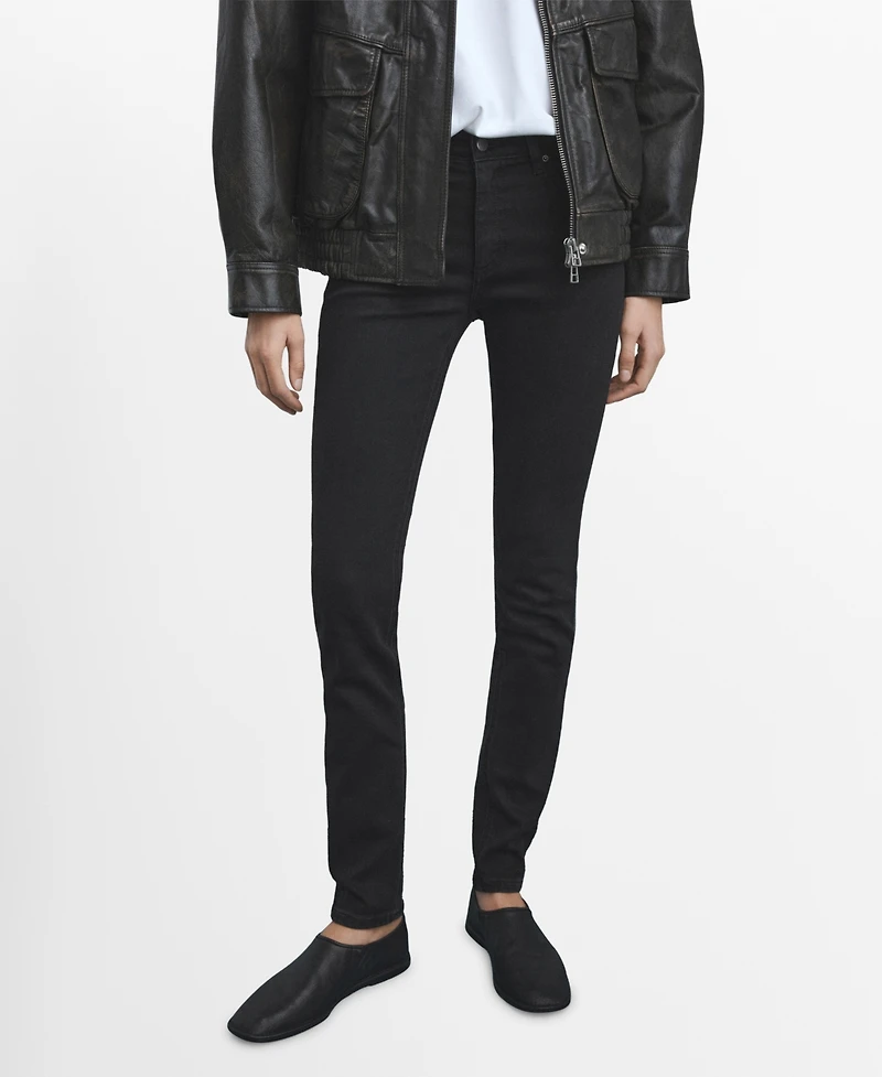 Mango Women's Mid-Rise Skinny Jeans