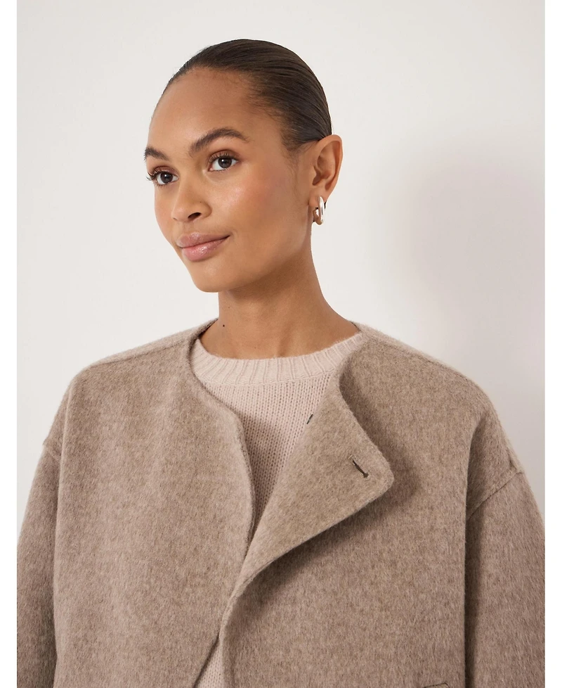 Hush Women's Linnie Double Faced Collarless Jacket