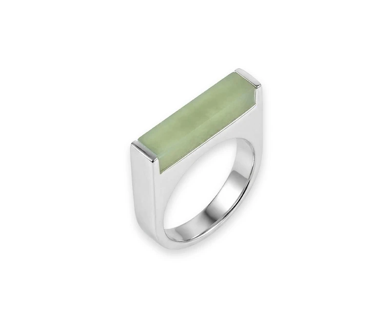 seree Year of the Horse — Jade Stone Saddle Ring