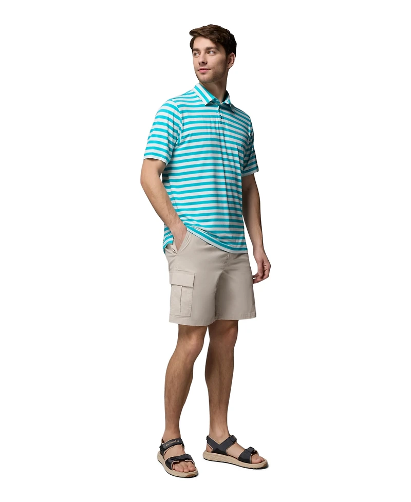 Columbia Men's Parsons Printed Short-Sleeve Polo Shirt