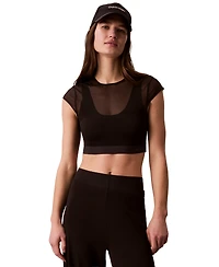 Calvin Klein Performance Women's Short-Sleeve Sport Sculpt Top