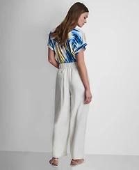 Dkny Women's High-Rise Pull-On Ankle Pants