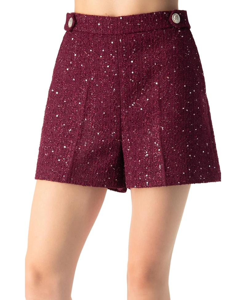 Ivonne Women's Tailored Shorts with Pockets