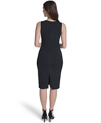 Vince Camuto Women's Ring Cut-Out Detail Midi Dress