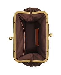 Coach Straw Kisslock Small Frame Bag 27