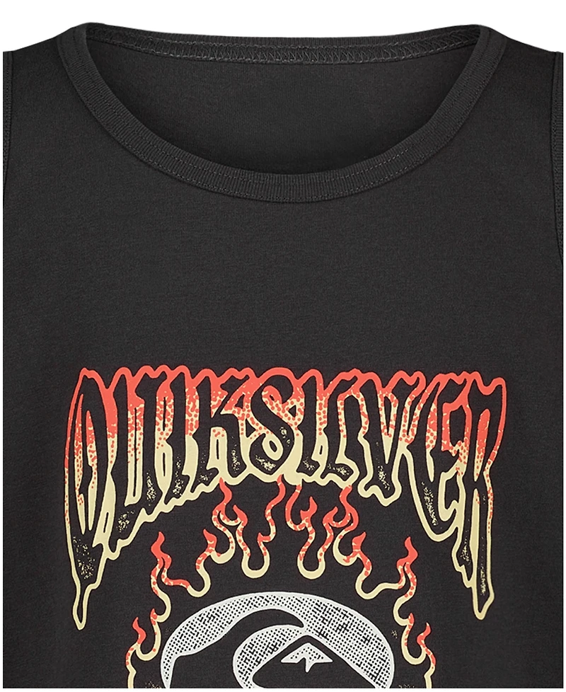 Quiksilver Boys' 8-20 Temple Flames Crewneck Tank Top