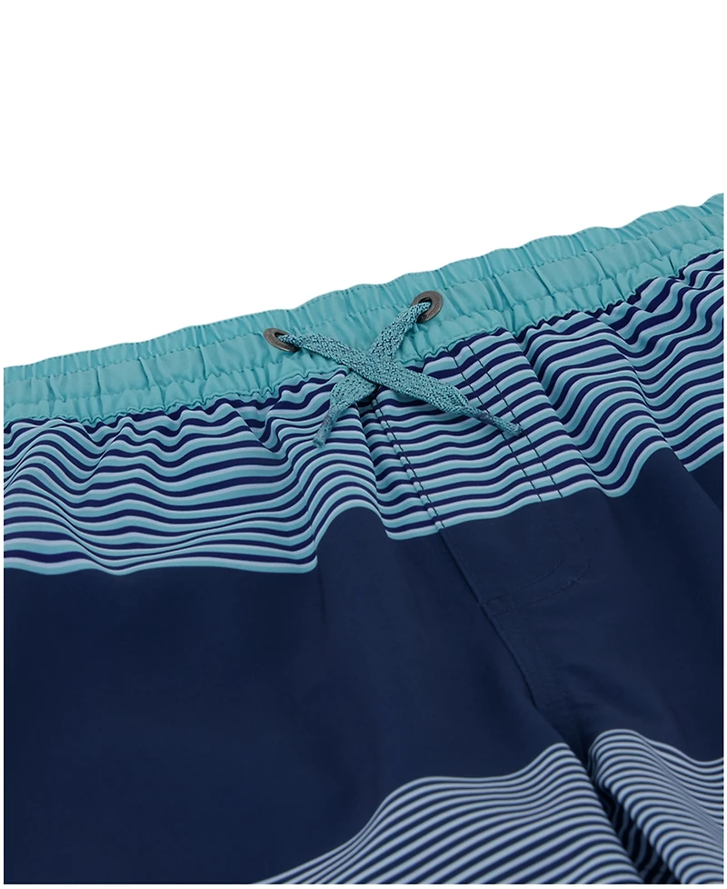Quiksilver Boys' 8-20 Surfsilk Tijuana Stripe Swim Board Shorts