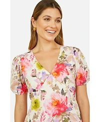 Yumi Women's Floral Midi Dress