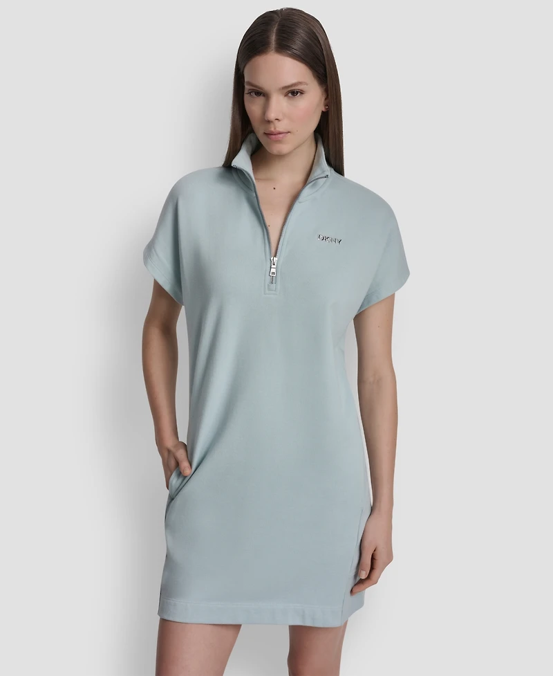 Dkny Sport Women's Regular-Fit Half Zip Sneaker Dress