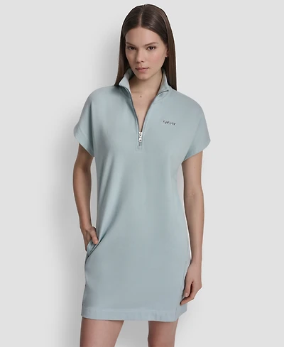 Dkny Sport Women's Regular-Fit Half Zip Sneaker Dress