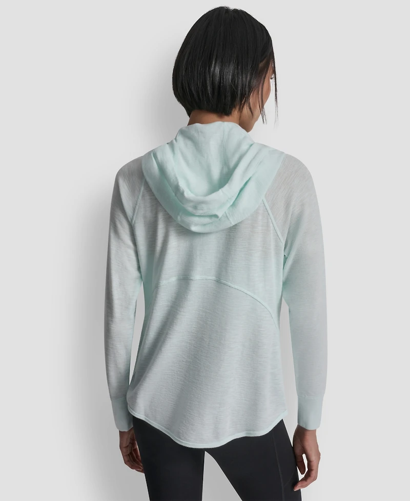 Dkny Women's Sport Zip-Front Hoodie Jacket