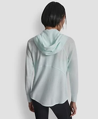 Dkny Women's Sport Zip-Front Hoodie Jacket