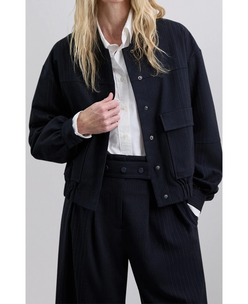 Scalpers Women's Belt pocket bomber Jacket