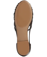 Journee Collection Women's Ekko Woven Round Toe Flats