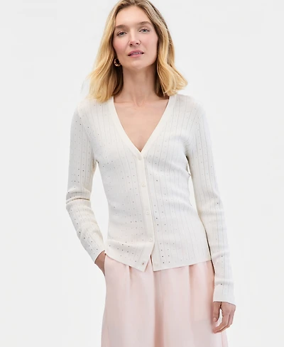 I.n.c. International Concepts Women's Embellished Cardigan Sweater, Macy's Exclusive