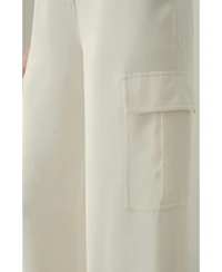 Lilysilk Women's Silk Crepe Cargo Pant