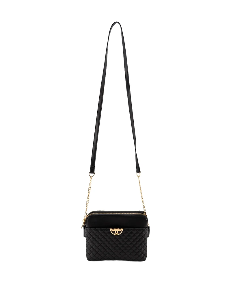 Like Dreams The Elara Quilted Small Crossbody Bag