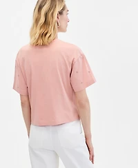 I.n.c. International Concepts Women's Embellished T-Shirt, Macy's Exclusive