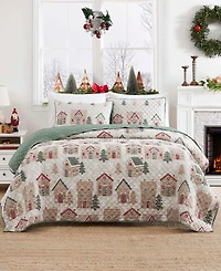 Avanti Gingerbread Reversible 3-Pc. Quilt Set
